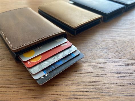 wallet where cards pop out